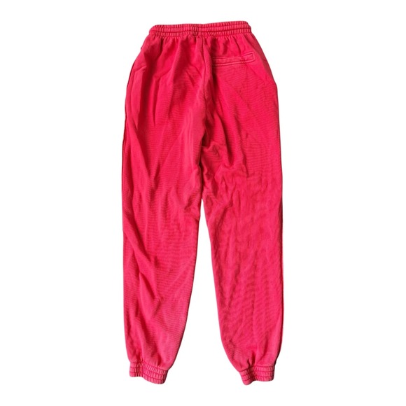 Aerie Everyday Red Women's Jogger Sweatpants XS Logo Cozy Lounge Athleisure - Picture 4 of 5